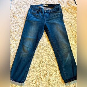 Madewell skinny jeans, size 28
